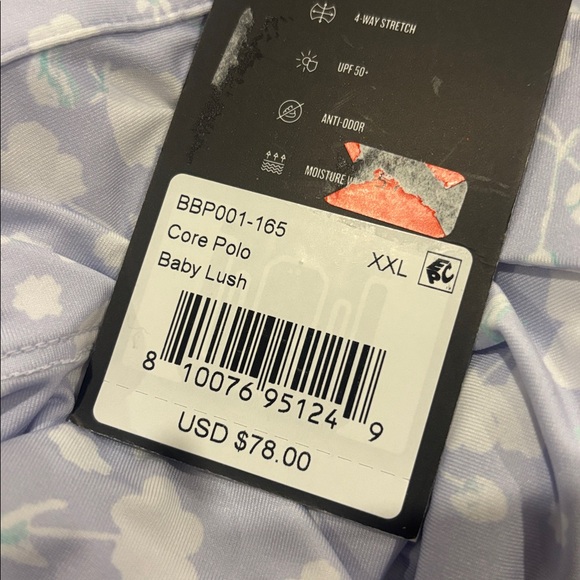 Bad Birdie Men’s Baby Lush Golf Polo NWT - Picture 6 of 8